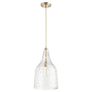 Quorum - 8142-80 - One Light Pendant - 8142 Pendants - Aged Brass