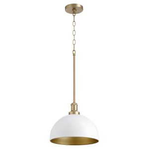 Quorum - 876-0880 - One Light Pendant - 876 Dome Pendants - Studio White