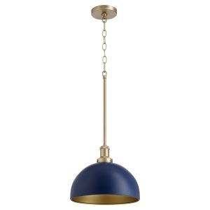 Quorum - 876-3280 - One Light Pendant - 876 Dome Pendants - Blue