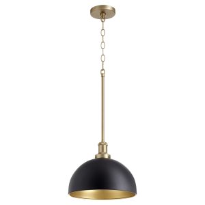 Quorum - 876-6980 - One Light Pendant - 876 Dome Pendants - Textured Black