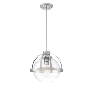 Savoy House - 7-7201-1-SN - One Light Pendant - Pendleton - Satin Nickel