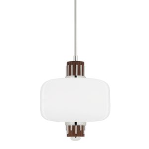 Hudson Valley - 3817-PN - One Light Pendant - Peekskill - Polished Nickel
