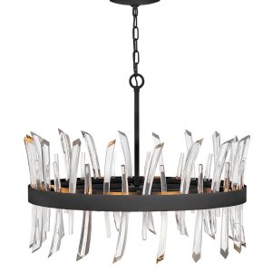 Fredrick Ramond - FR30904BLK - LED Chandelier - Revel - Black