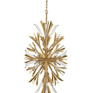 Fredrick Ramond - FR40907BNG - LED Chandelier - Vida - Burnished Gold