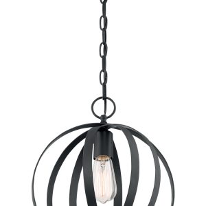 Nuvo Lighting - 60-7066 - One Light Pendant - Pendleton - Matte Black