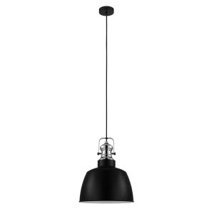Eglo USA - 204367A - One Light Pendant - Gilwell - Matte Black