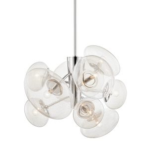 Hudson Valley - KBS1471809-PN - Nine Light Chandelier - Opera - Polished Nickel