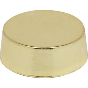 Satco - 90-1050 - 1" Plain Knob - Polished Brass