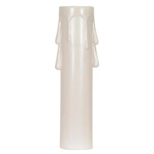 Satco - 90-1260 - Candle Cover - White
