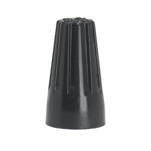 Satco - 90-1418 - Wire Connector With Spring Inserts - Black
