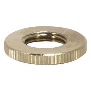 Satco - 90-1577 - Knurled Locknut - Nickel Plated