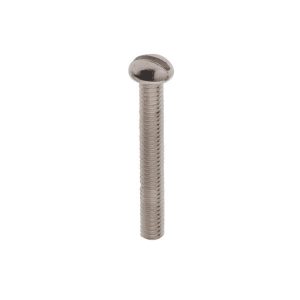 Satco - 90-1773 - Round Head Slotted Machine Screw - Zinc Plated