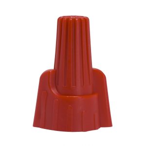 Satco - 90-2239 - Wing Nut Wire Connector With Spring Inserts - Red