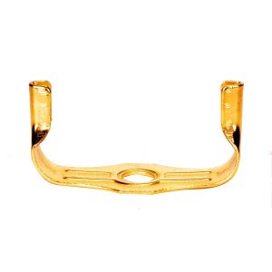 Satco - 90-2338 - Wide Light Duty Saddle For Cfl - Brass Plated