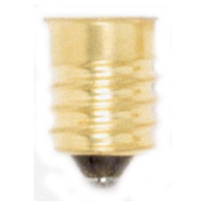 Satco - 92-401 - French To Candelabra E14 - E12 Reducer - Gold
