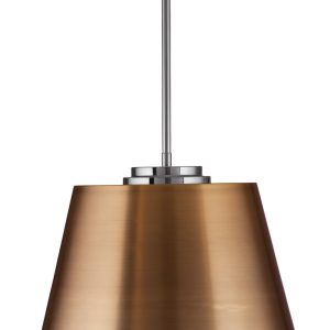 Bassett Mirror Company - L3675P - LED Pendant - Ludlow - Brass