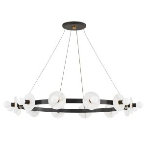 Hudson Valley - 4240-AOB - 12 Light Chandelier - Austen - Aged Brass/Old Bronze