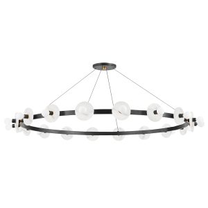 Hudson Valley - 4258-AOB - 18 Light Chandelier - Austen - Aged Brass/Old Bronze