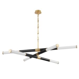 Hudson Valley - 7066-AOB - LED Chandelier - Huntington - Aged Brass/Old Bronze