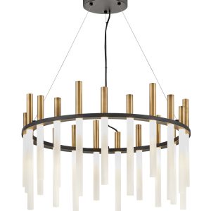Fredrick Ramond - FR30706BLK - LED Chandelier - Echo - Black