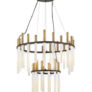 Fredrick Ramond - FR30708BLK - LED Chandelier - Echo - Black