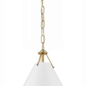 Crystorama - XAV-B8301-VG - One Light Pendant - Xavier - Vibrant Gold