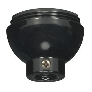 Satco - 80-2540 - 1/4 Ip Phenolic Cap - Black
