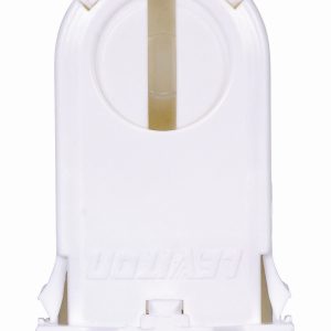 Satco - 80-2610 - Tall Fl Socket Non Shunted W/Lamp - White