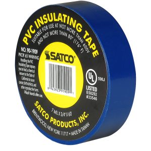 Satco - 90-1909 - Elec Tape 60 Ft. 3/4" - Blue