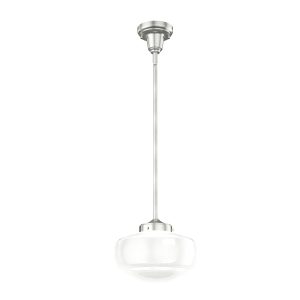 Hunter - 19190 - One Light Pendant - Saddle Creek - Brushed Nickel