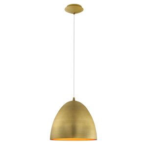 Eglo USA - 204674A - One Light Pendant - Coretto - Brushed Gold