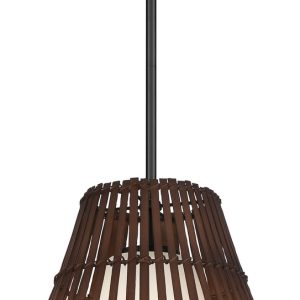 Minka-Lavery - 2161-66A - One Light Pendant - Brentwood Shore - Coal