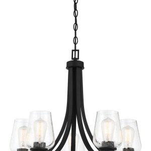 Minka-Lavery - 4925-66A - Five Light Chandelier - Shyloh - Coal