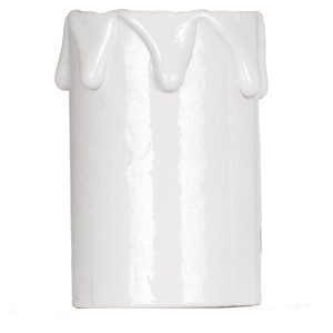 Satco - 90-1246 - Candle Cover - White