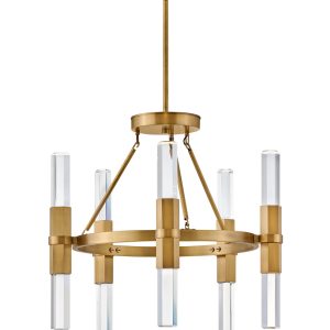 Fredrick Ramond - FR30604HBR - LED Chandelier - Cecily - Heritage Brass