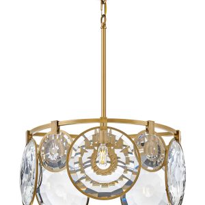 Fredrick Ramond - FR31263HBR - LED Pendant - Nala - Heritage Brass