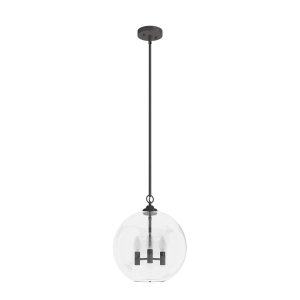 Hunter - 19556 - Three Light Pendant - High Oaks - Noble Bronze