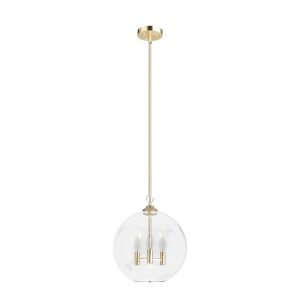Hunter - 19557 - Three Light Pendant - High Oaks - Alturas Gold