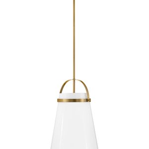 Lark - 83053LCB - LED Pendant - Tori - Lacquered Brass