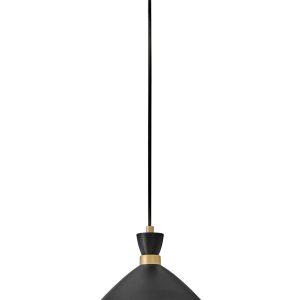 Lark - 83257BK-HB - LED Pendant - Simon - Black