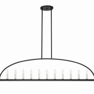 Crystorama - ABB-3009-BK - 11 Light Chandelier - Abbott - Black