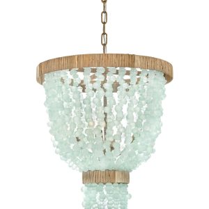 Fredrick Ramond - FR30204BNG-BG - LED Pendant - Dune - Burnished Gold