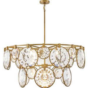Fredrick Ramond - FR31268HBR - LED Chandelier - Nala - Heritage Brass