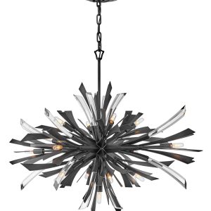 Fredrick Ramond - FR40906BGR - LED Pendant - Vida - Brushed Graphite