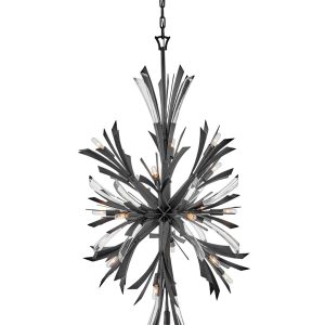 Fredrick Ramond - FR40907BGR - LED Chandelier - Vida - Brushed Graphite