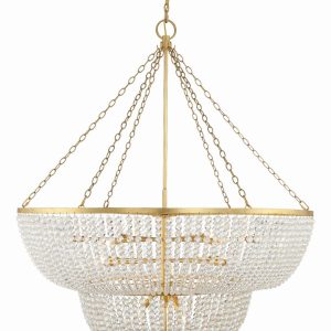 Crystorama - 614-GA - 15 Light Chandelier - Rylee - Antique Gold
