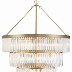 Crystorama - EMO-5409-MG - 22 Light Chandelier - Emory - Modern Gold