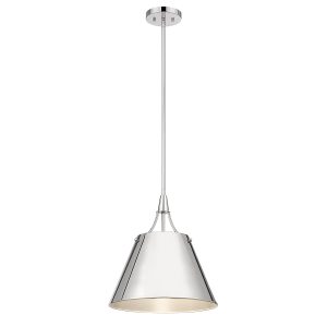 Savoy House - 7-4499-1-109 - One Light Pendant - Willis - Polished Nickel
