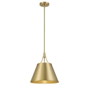 Savoy House - 7-4499-1-322 - One Light Pendant - Willis - Warm Brass