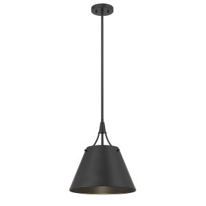 Savoy House - 7-4499-1-89 - One Light Pendant - Willis - Matte Black